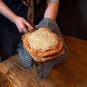 Pizza de queso libre de gluten - Panecito