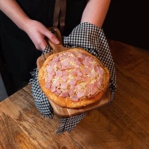 Pizza jamon libre de gluten - Panecito