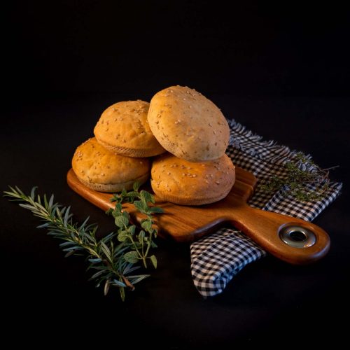Hamburguesa pesto libre de gluten - Panecito